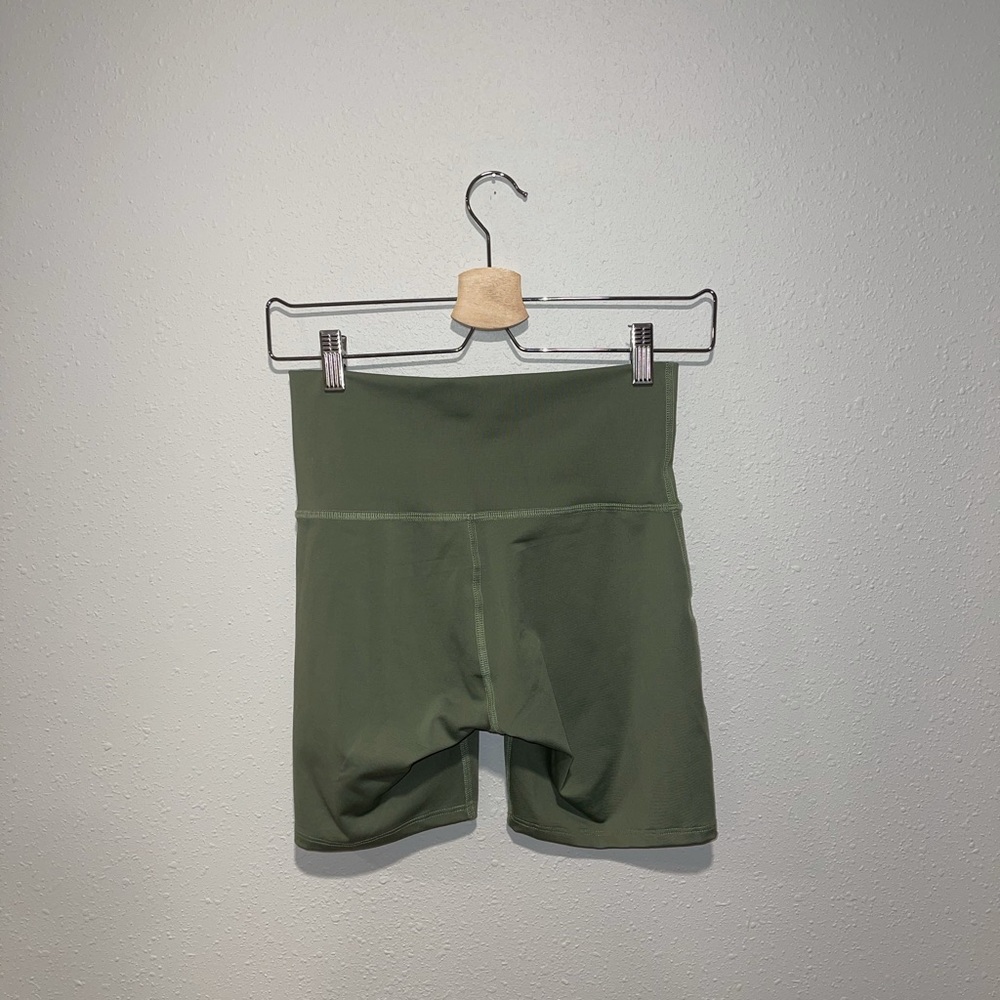 Morgan Stewart Sport Biker Shorts in Cypress - Picture 4 of 6